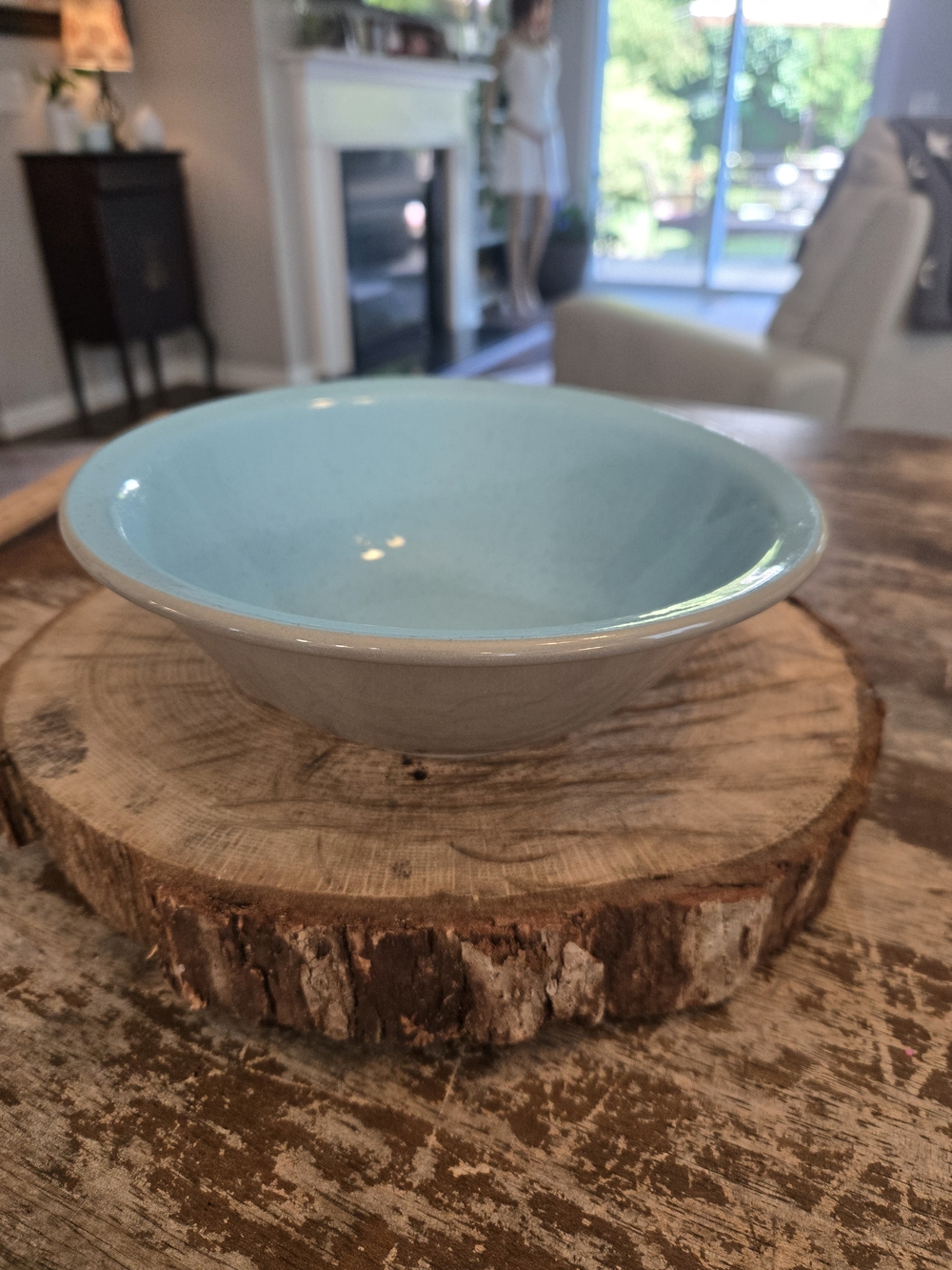 Harkerware Stoneware Serving Bowl